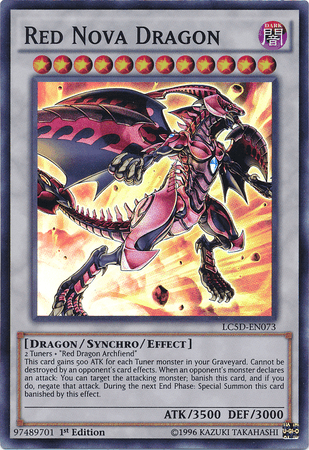 Red Nova Dragon [LC5D-EN073] Super Rare (ONLINE ORDER ONLY)