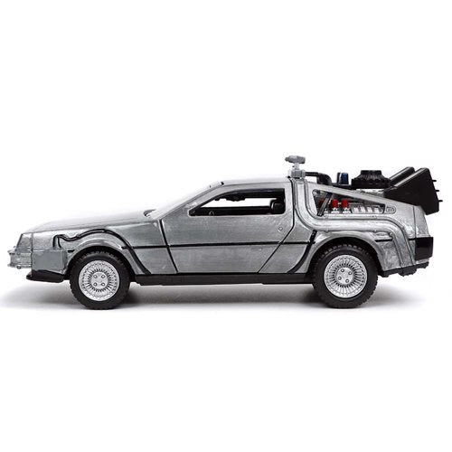 Back to the Future die-cast 1:32 scale "Hollywood Rides" DeLorean Time Machine (ONLINE ORDER ONLY)