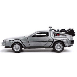 Back to the Future die-cast 1:32 scale "Hollywood Rides" DeLorean Time Machine (ONLINE ORDER ONLY)