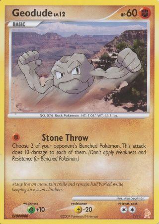 Geodude (1/11) [Diamond & Pearl: Trainer Kit - Lucario] (Online Only)