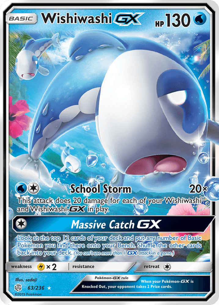 Wishiwashi GX (63/236) [Sun & Moon: Cosmic Eclipse] (Online Only)