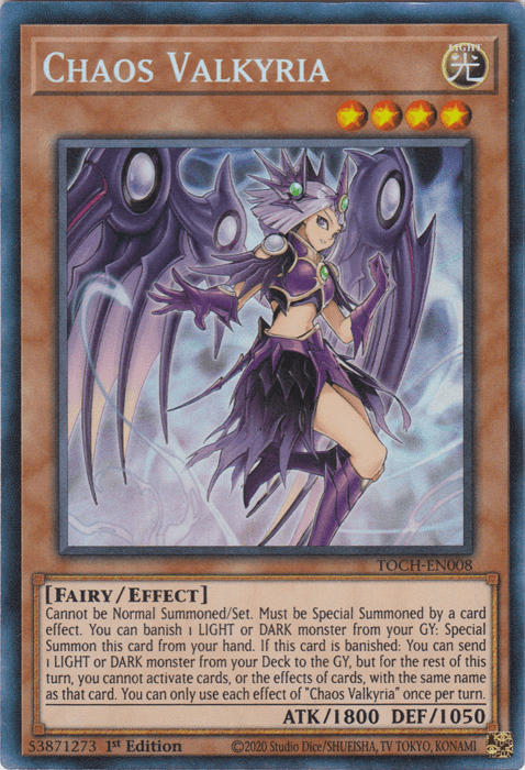 Chaos Valkyria [TOCH-EN008] Collector's Rare (ONLINE ORDER ONLY)