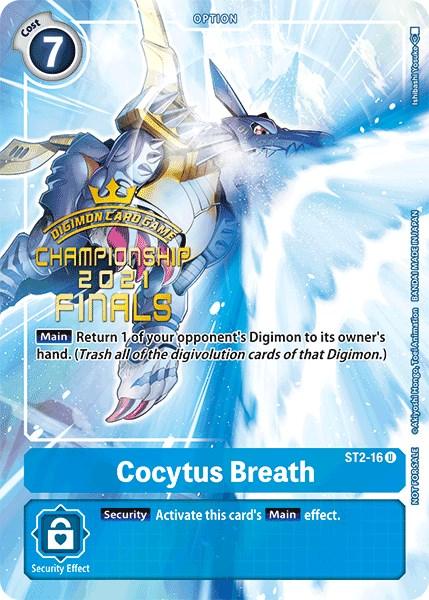 Cocytus Breath [ST2-16] (2021 Championship Finals Tamer's Evolution Pack) [Starter Deck: Cocytus Blue Promos] (ONLINE ORDER ONLY)