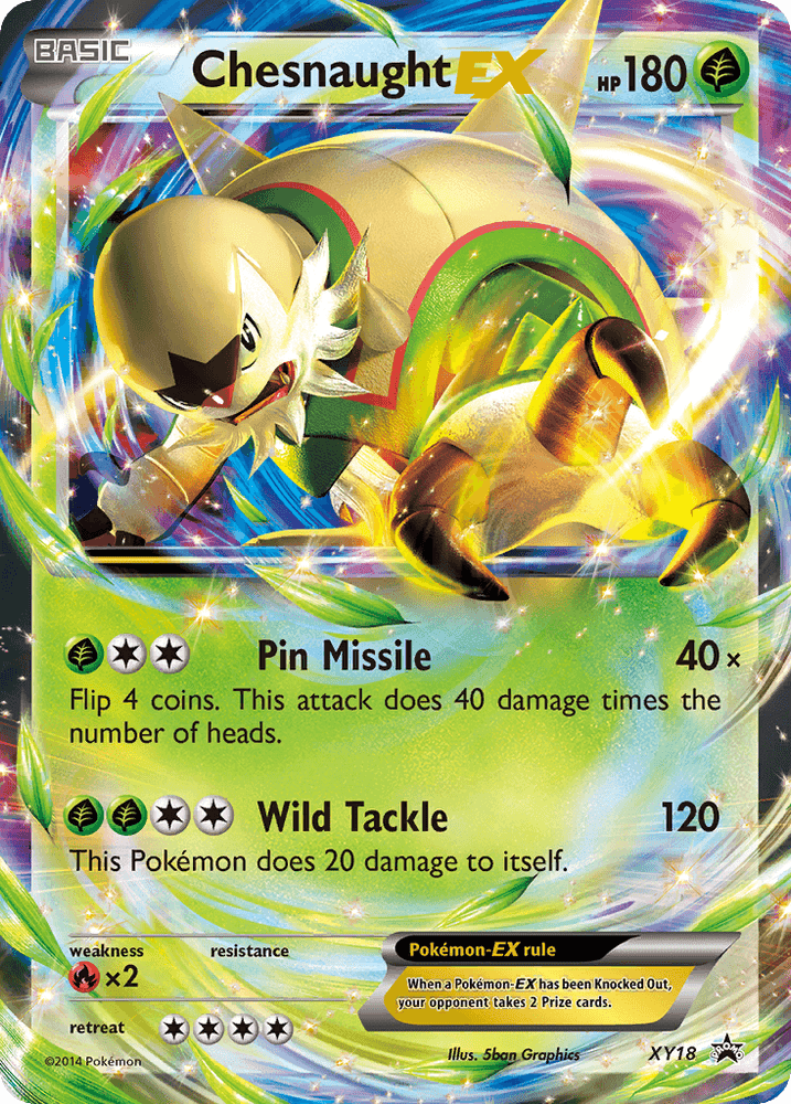 Chesnaught EX (XY18) [XY: Black Star Promos] (Online Only)