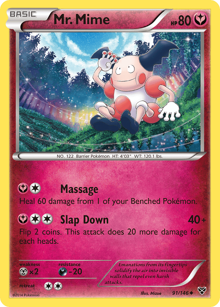 Mr. Mime (91/146) [XY: Base Set] (Online Only)