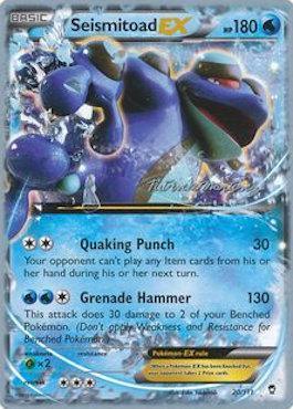 Seismitoad EX (20/111) (Punches 'n' Bites - Patrick Martinez) [World Championships 2015] (Online Only)