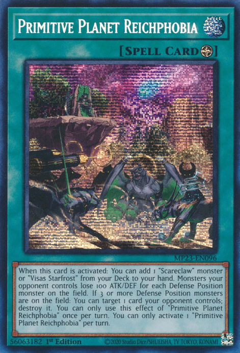 Primitive Planet Reichphobia [MP23-EN096] Prismatic Secret Rare (ONLINE ORDER ONLY)