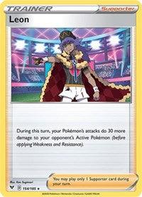 Leon (154/185) (Theme Deck Exclusive) [Sword & Shield: Vivid Voltage] (Online Only)