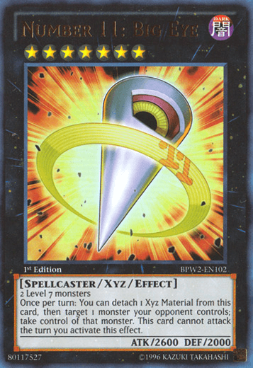 Number 11: Big Eye [BPW2-EN102] Ultra Rare (ONLINE ORDER ONLY)