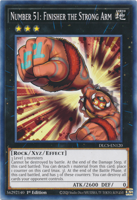 Number 51: Finisher the Strong Arm [DLCS-EN120] Common (ONLINE ORDER ONLY)