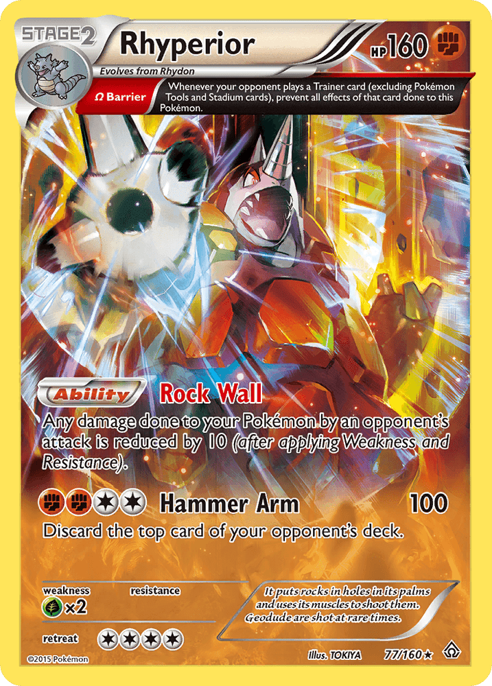 Rhyperior (77/160) [XY: Primal Clash] (Online Only)