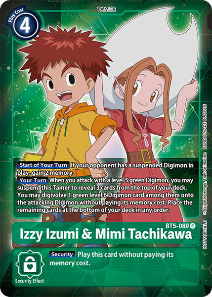 Izzy Izumi & Mimi Tachikawa [BT5-089] (Buy-A-Box Promo) [Battle of Omni] (ONLINE ORDER ONLY)