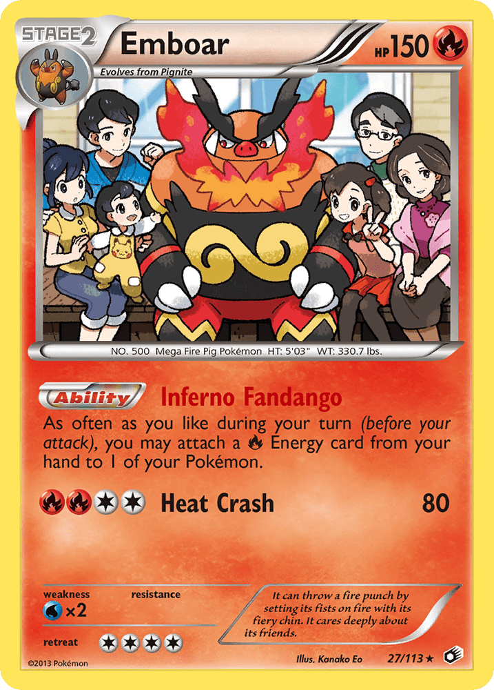 Emboar (27/113) [Black & White: Legendary Treasures] (Online Only)