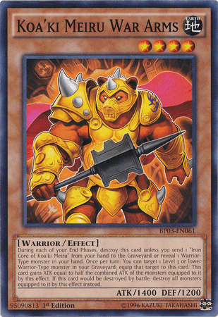 Koa'ki Meiru War Arms [BP03-EN061] Common (ONLINE ORDER ONLY)