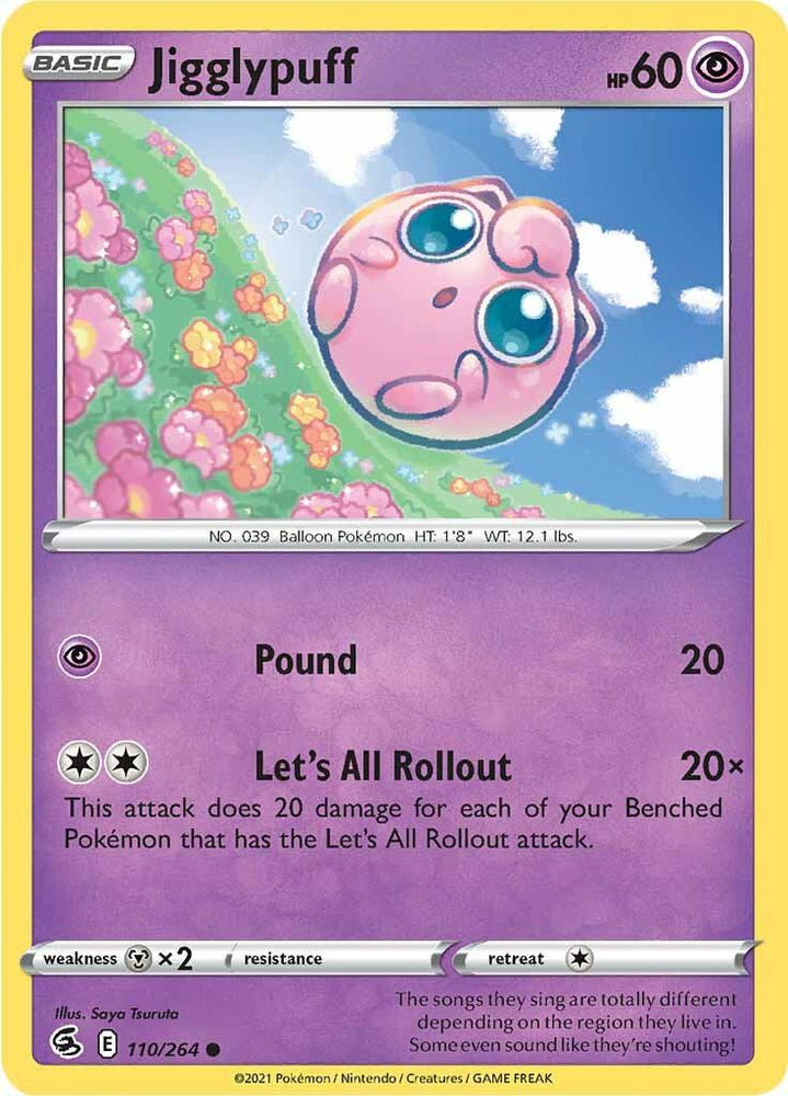 Jigglypuff (110/264) [Sword & Shield: Fusion Strike] (Online Only)