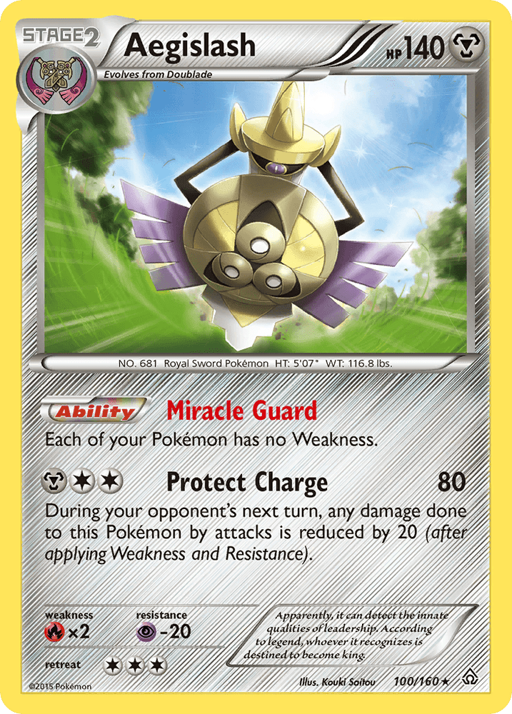 Aegislash (100/160) [XY: Primal Clash] (Online Only)