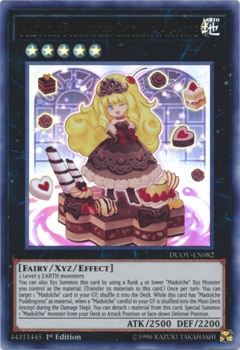 Madolche Puddingcess Chocolat-a-la-Mode [DUOV-EN082] Ultra Rare (ONLINE ORDER ONLY)