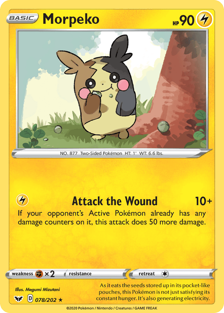 Morpeko (078/202) [Sword & Shield: Base Set] (Online Only)
