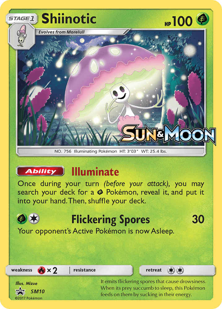 Shiinotic (SM10) [Sun & Moon: Black Star Promos] (Online Only)