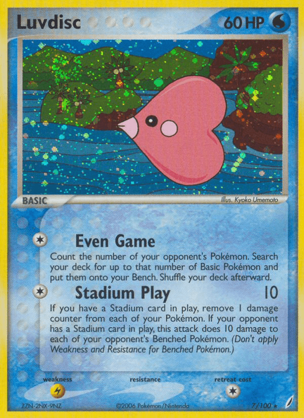 Luvdisc (7/100) [EX: Crystal Guardians] (Online Only)