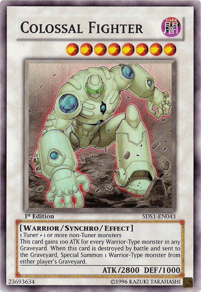 Colossal Fighter [5DS1-EN043] Super Rare (ONLINE ORDER ONLY)
