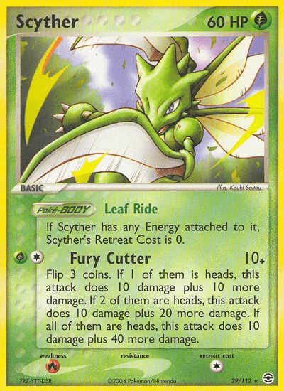 Scyther (29/112) [EX: FireRed & LeafGreen] (Online Only)