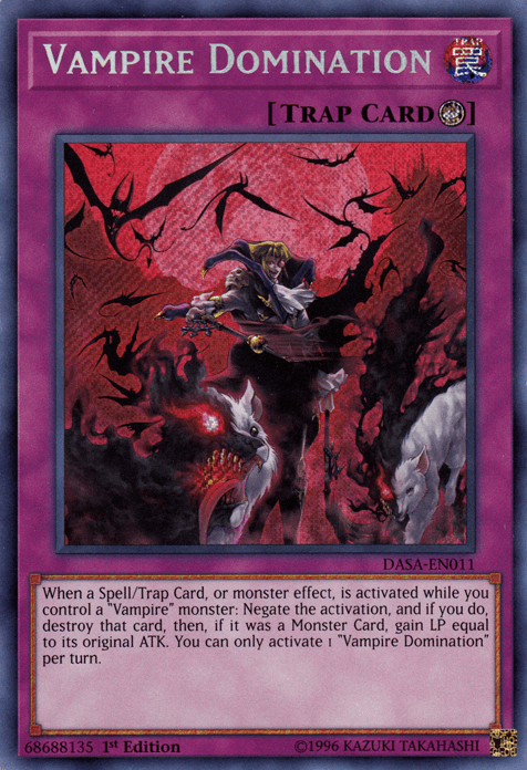 Vampire Domination [DASA-EN011] Secret Rare (ONLINE ORDER ONLY)