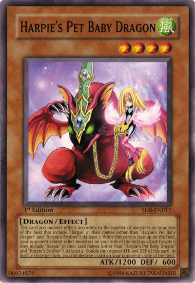 Harpie's Pet Baby Dragon [SD8-EN017] Common (ONLINE ORDER ONLY)