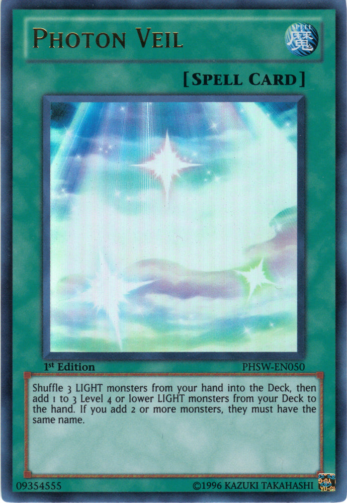 Photon Veil [PHSW-EN050] Ultra Rare (ONLINE ORDER ONLY)