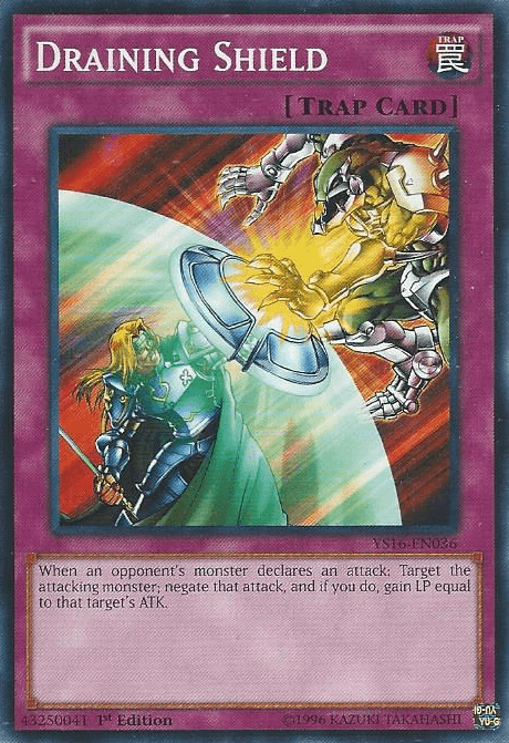 Draining Shield [YS16-EN036] Common (ONLINE ORDER ONLY)