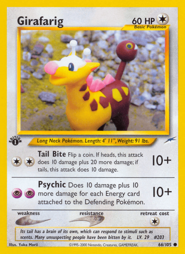 Girafarig (66/105) [Neo Destiny 1st Edition] (Online Only)