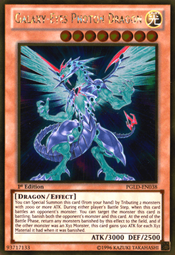 Galaxy-Eyes Photon Dragon [PGLD-EN038] Gold Rare (ONLINE ORDER ONLY)