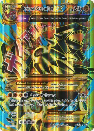 Primal Groudon EX (97/98) (Jumbo Card) [XY: Ancient Origins] (Online Only)