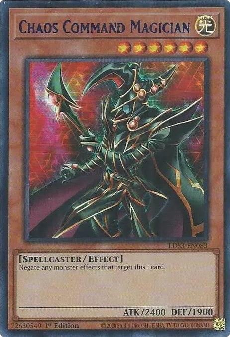 Chaos Command Magician (Blue) [LDS3-EN083] Ultra Rare (ONLINE ORDER ONLY)