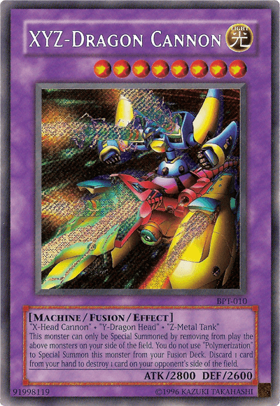 XYZ-Dragon Cannon [BPT-010] Secret Rare (ONLINE ORDER ONLY)
