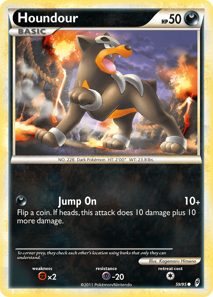 Houndour (59/95) [HeartGold & SoulSilver: Call of Legends] (Online Only)