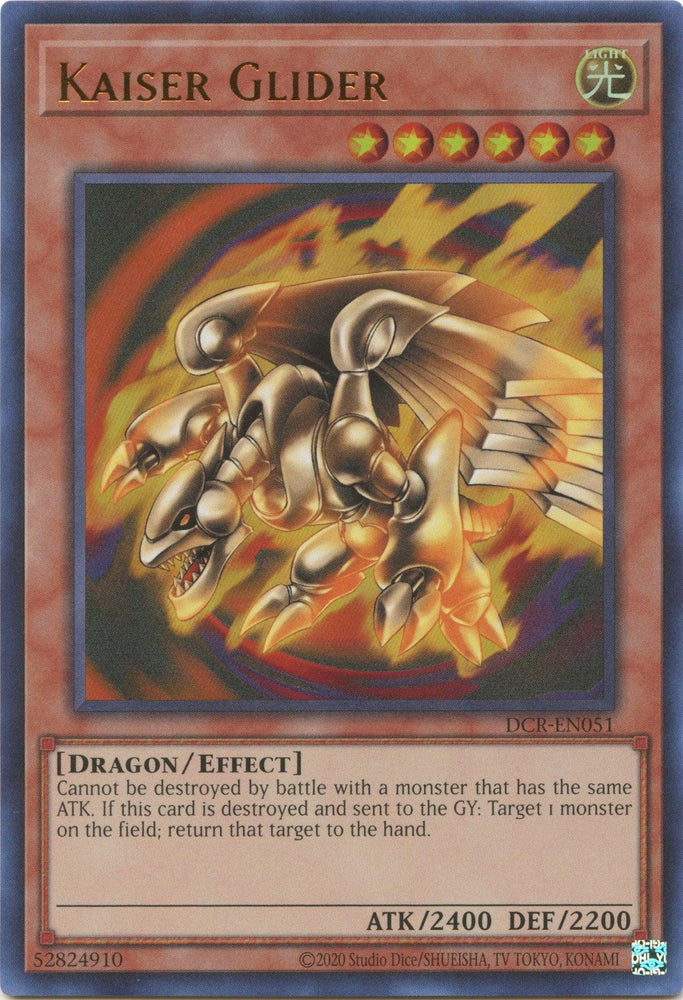 Kaiser Glider (25th Anniversary) [DCR-EN051] Ultra Rare (ONLINE ORDER ONLY)
