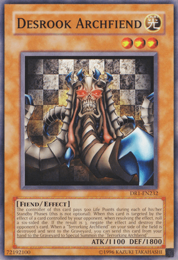 Desrook Archfiend [DR1-EN232] Common (ONLINE ORDER ONLY)