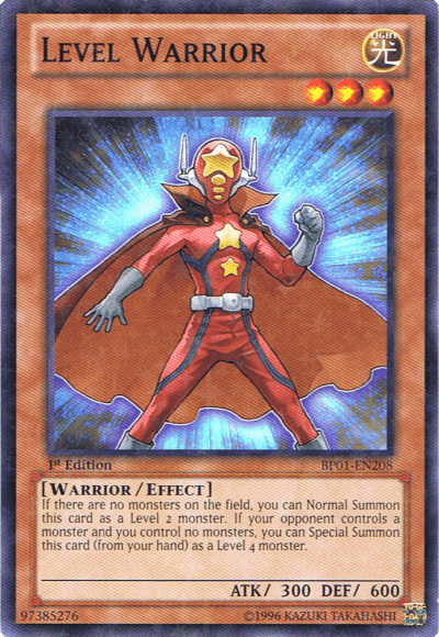 Level Warrior [BP01-EN208] Starfoil Rare (ONLINE ORDER ONLY)