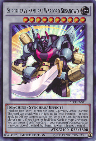 Superheavy Samurai Warlord Susanowo [SECE-ENS11] Super Rare (ONLINE ORDER ONLY)