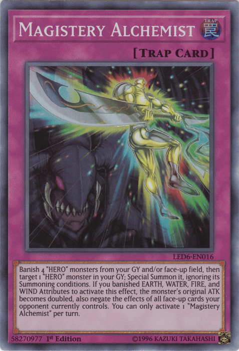 Magistery Alchemist [LED6-EN016] Super Rare (ONLINE ORDER ONLY)
