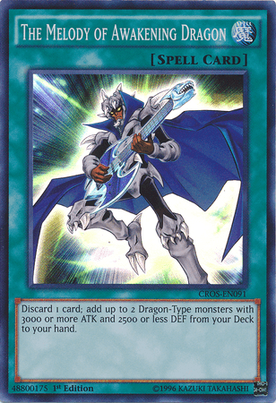 The Melody of Awakening Dragon [CROS-EN091] Super Rare (ONLINE ORDER ONLY)