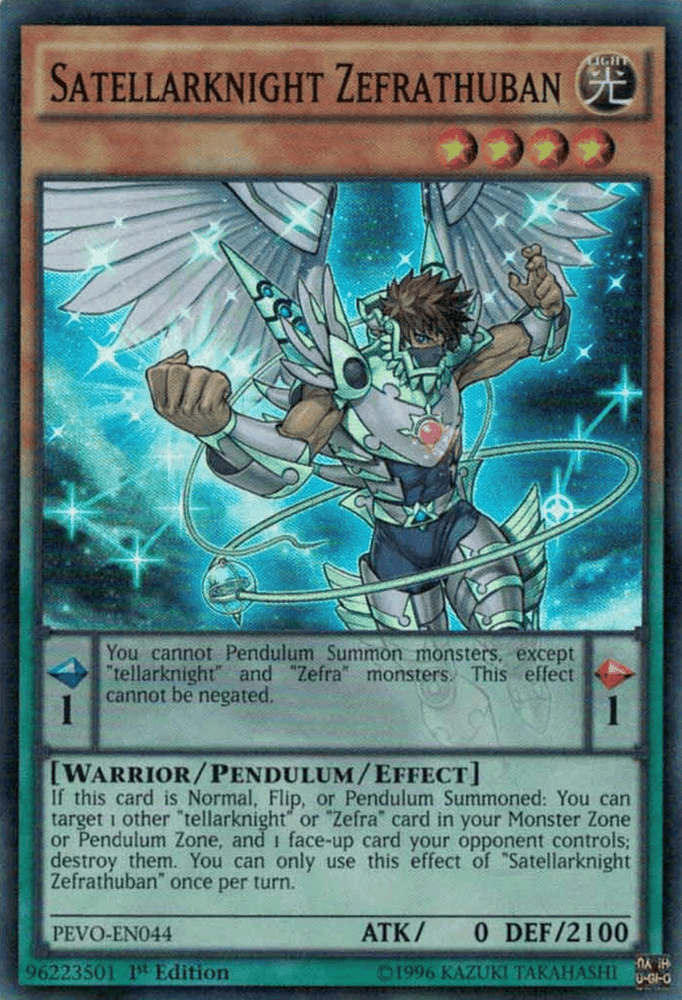 Satellarknight Zefrathuban [PEVO-EN044] Super Rare (ONLINE ORDER ONLY)