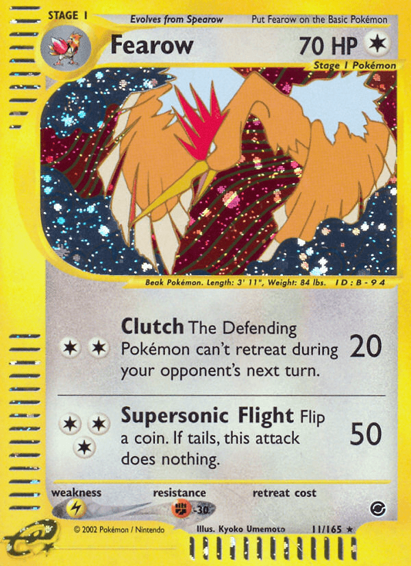 Fearow (11/165) [Expedition: Base Set] (Online Only)