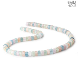7mm Multi Beryl Hexagon Tube Beads 16 inch 88 pieces (ONLINE ORDER ONLY)