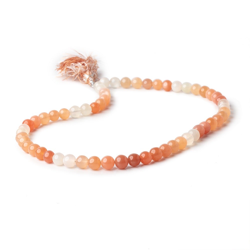 7mm Multi Color Moonstone Plain Round Beads 16 inch 57 beads (ONLINE ORDER ONLY)