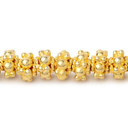 7mm Multi Daisy Spacer Beads 8 inch 44 pieces (ONLINE ORDER ONLY)