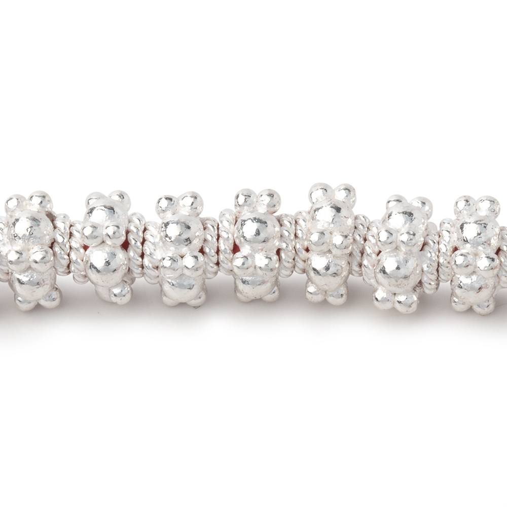 7mm Multi Daisy Spacer Beads 8 inch 44 pieces (ONLINE ORDER ONLY)