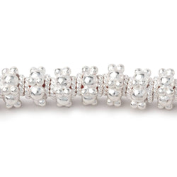 7mm Multi Daisy Spacer Beads 8 inch 44 pieces (ONLINE ORDER ONLY)