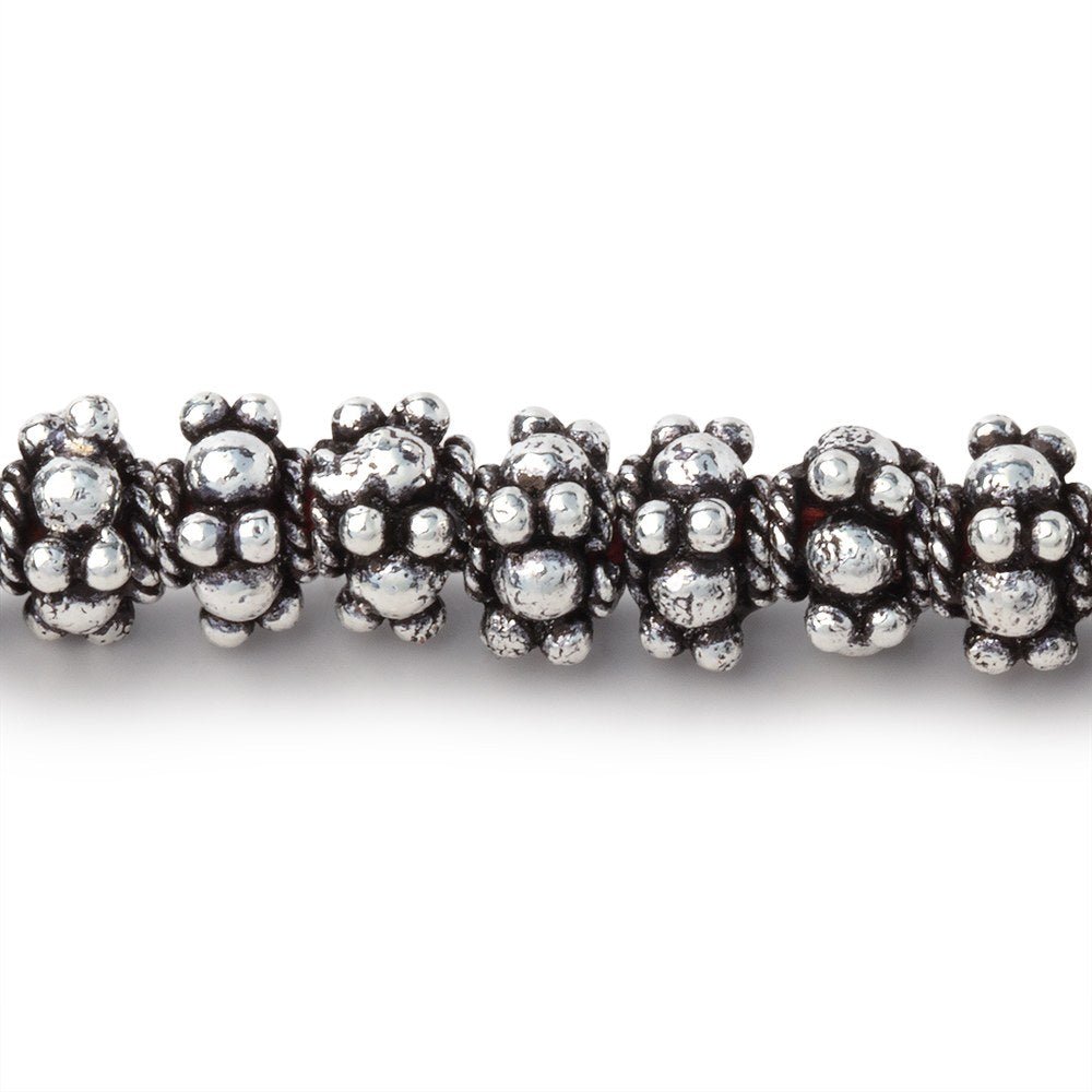 7mm Multi Daisy Spacer Beads 8 inch 44 pieces (ONLINE ORDER ONLY)